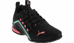 Running Shoes|Walking Shoes|PUMA Axelion Colorful Contours Women’s Wide-Width Athletic Shoe Black