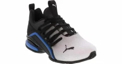 Athletics & Sneakers|PUMA Axelion Mesh AOP Fade Junior Boys’ (4-7) Running Shoe Black