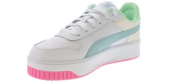 Athleisure & Casual|PUMA Carina Street Women’s Platform Court Shoe White