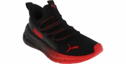 Athletics & Sneakers|PUMA One4All 2 Coal Fire Youth Boys' (11-3) Athletic Shoe Black