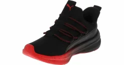 Athletics & Sneakers|PUMA One4All 2 Coal Fire Youth Boys' (11-3) Athletic Shoe Black