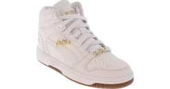 Athletic & Sneakers|PUMA Rebound Layup Bling Junior Girls’ (4-7) Hi-Top Sneaker White