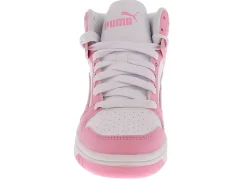 Athletic & Sneakers|PUMA Rebound Layup Blossom Junior Girls (4-7) Hi-Top Athletic Sneaker Pink