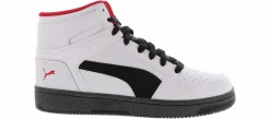 Basketball Shoes|PUMA Rebound Layup Elevated Men’s Hi-Top Basketball Sneaker White