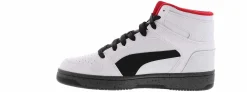 Basketball Shoes|PUMA Rebound Layup Elevated Men’s Hi-Top Basketball Sneaker White