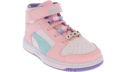 Athletic & Sneakers|PUMA Rebound Layup Friend Bracelet Youth Girls’ (11-3) Hi-Top Sneaker Pink