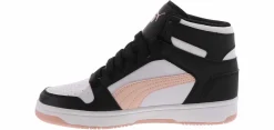 Athletic & Sneakers|PUMA Rebound Layup Junior Girls’ (4-7) Hi-Top Sneaker Black
