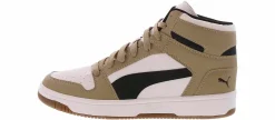 Athleisure & Casual|Basketball Shoes|PUMA Rebound Layup Men’s Hi-Top Basketball Sneaker Beige
