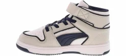 Athletics & Sneakers|PUMA Rebound Layup Outlined Youth Boys' (11-3) Hi-Top Sneaker Grey