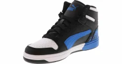 Athletics & Sneakers|PUMA Rebound Layup Scruff Junior Boys’ (4-7) Hi-Top Athletic Sneaker Black