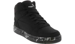 Athletics & Sneakers|PUMA Rebound Layup SL Park Junior Boys’ (4-7) Hi-Top Athletic Sneaker Black