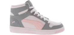 Athletic & Sneakers|PUMA Rebound Layup SL Youth Girls’ (11-3) Hi-Top Athletic Sneaker Grey