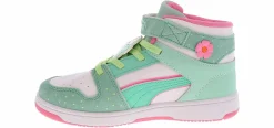 Athletic & Sneakers|PUMA Rebound Layup Squishmallow Youth Girls’ (11-3) Hi-Top Sneaker Green