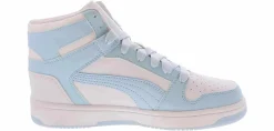 Walking Shoes|Athleisure & Casual|PUMA Rebound Layup Women’s Hi-Top Athletic Sneaker Blue