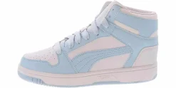 Walking Shoes|Athleisure & Casual|PUMA Rebound Layup Women’s Hi-Top Athletic Sneaker Blue