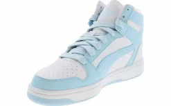 Walking Shoes|Athleisure & Casual|PUMA Rebound Layup Women’s Hi-Top Athletic Sneaker Blue