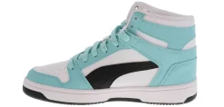 Athleisure & Casual|PUMA Rebound Layup Women’s Hi-Top Athletic Sneaker Blue