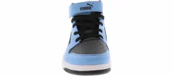 Athletics & Sneakers|PUMA Rebound Layup Youth Boys’ (11-3) Hi-Top Athletic Sneaker Blue