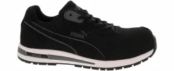 Safety Toe Athletics|Slip Resistant|PUMA Work Frontside Women’s Composite Toe Work Shoe Black