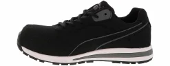 Safety Toe Athletics|Slip Resistant|PUMA Work Frontside Women’s Composite Toe Work Shoe Black