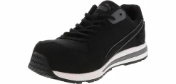 Safety Toe Athletics|Slip Resistant|PUMA Work Frontside Women’s Composite Toe Work Shoe Black
