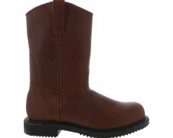 Safety Toe Boots|Slip Resistant|RED WING Supersole 11-In Pull-On Men’s Steel Toe Boot Brown