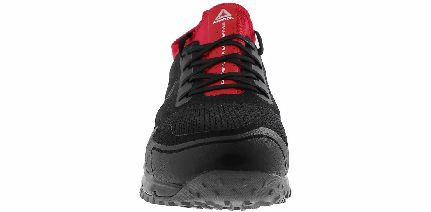 Safety Toe Athletics|Slip Resistant|REEBOK WORK All Terrain Men's Steel Toe Work Shoe Black