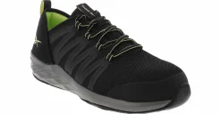 Slip Resistant|Electro Static Dissipative (Esd)|REEBOK WORK Astroride Men's Wide-Width Steel Toe Work Shoe Black