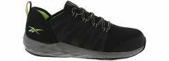 Slip Resistant|Electro Static Dissipative (Esd)|REEBOK WORK Astroride Men's Wide-Width Steel Toe Work Shoe Black