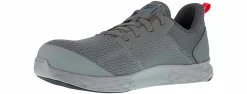 Safety Toe Athletics|Slip Resistant|REEBOK WORK Astroride Strike Men's Composite Toe Work Shoe Grey