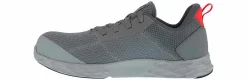 Safety Toe Athletics|Slip Resistant|REEBOK WORK Astroride Strike Men's Composite Toe Work Shoe Grey