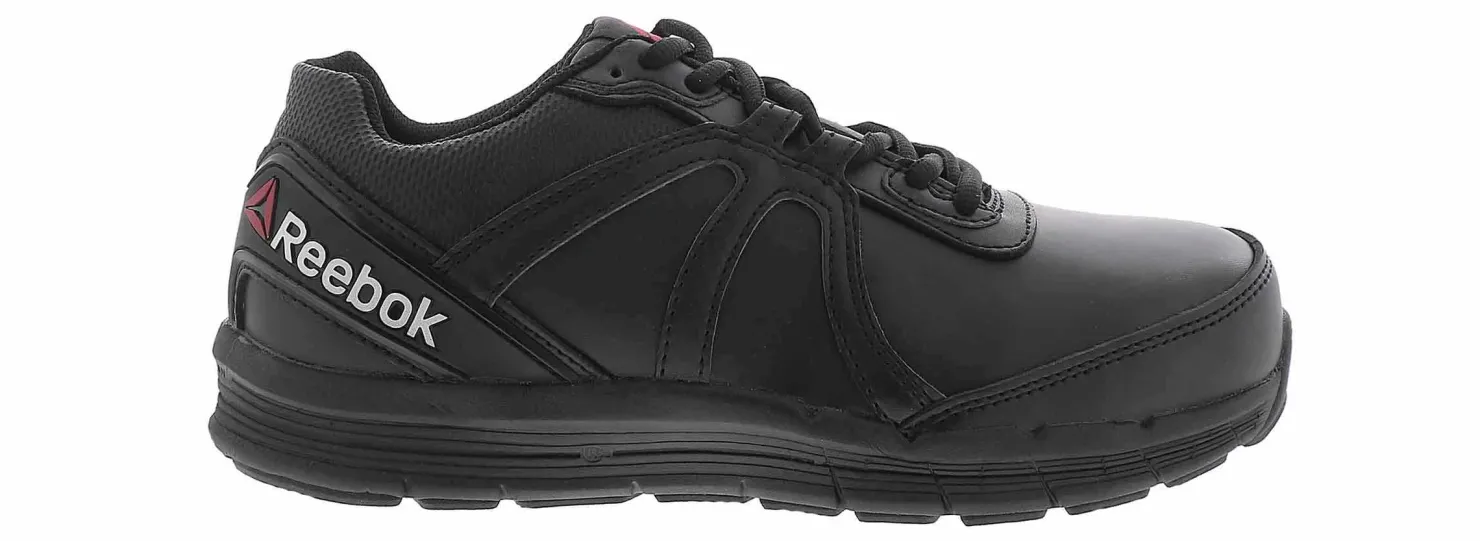 Electro Static Dissipative (Esd)|REEBOK WORK Cross Trainer Women's Steel Toe Work Shoe Black