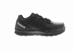 Safety Toe Athletics|Slip Resistant|REEBOK WORK Cross Trainer Men's Steel Toe Work Shoe Black
