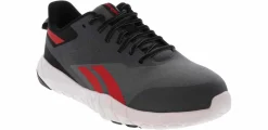 Safety Toe Athletics|Slip Resistant|REEBOK WORK Flexagon Force XL Men’s Wide-Width Composite Toe Work Shoe Grey