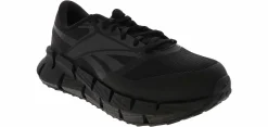 Safety Toe Athletics|Slip Resistant|REEBOK WORK Float Zig Men's Composite Toe Work Shoe Black