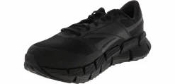 Safety Toe Athletics|Slip Resistant|REEBOK WORK Float Zig Men's Composite Toe Work Shoe Black