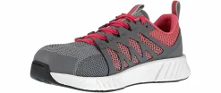 Safety Toe Athletics|Slip Resistant|REEBOK WORK Fusion Flexweave Women's Composite Toe Work Shoe Grey