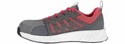 Safety Toe Athletics|Slip Resistant|REEBOK WORK Fusion Flexweave Women's Composite Toe Work Shoe Grey