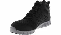 Slip Resistant|Safety Toe Athletics|REEBOK WORK Sublite Cushion Women's Alloy Toe Work Shoe Black