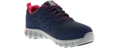 Safety Toe Athletics|Slip Resistant|REEBOK WORK Sublite Cushion Women's Alloy Toe Work Shoe Blue