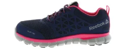 Safety Toe Athletics|Slip Resistant|REEBOK WORK Sublite Cushion Women's Alloy Toe Work Shoe Blue