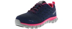 Safety Toe Athletics|Slip Resistant|REEBOK WORK Sublite Cushion Women's Alloy Toe Work Shoe Blue