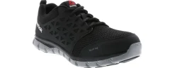 Safety Toe Athletics|REEBOK WORK Sublite Cushion Men's Alloy Toe Work Shoe Black