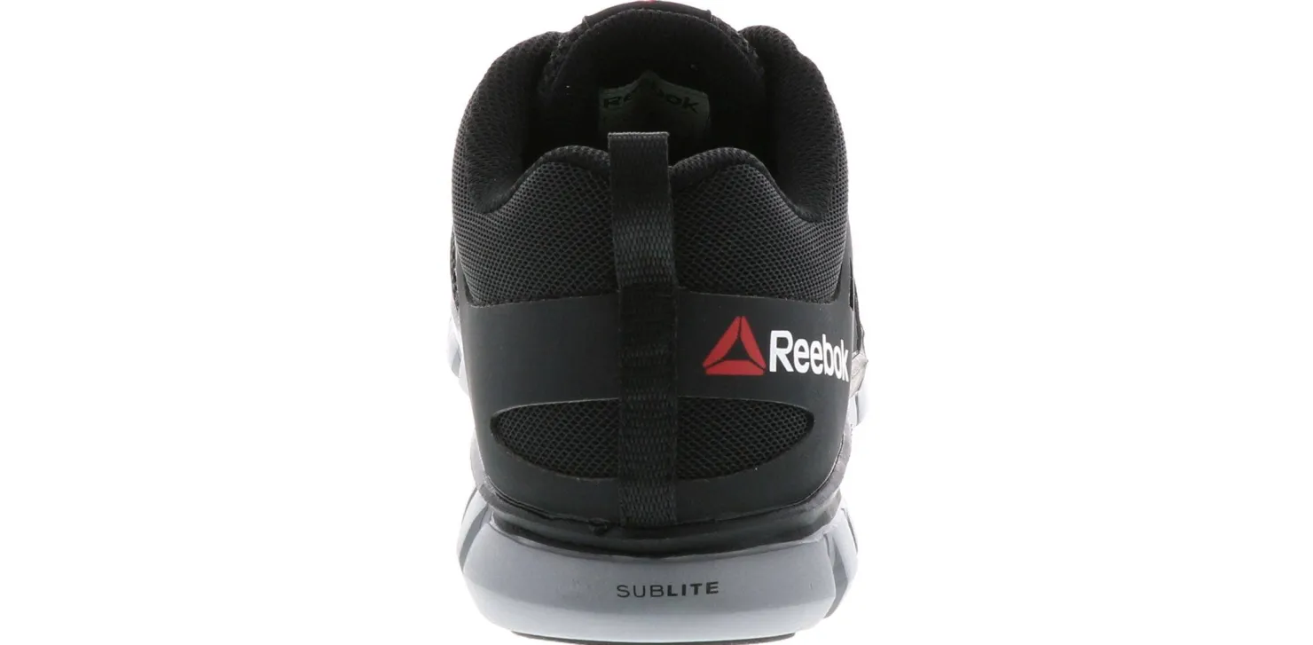 Safety Toe Athletics|REEBOK WORK Sublite Cushion Men's Alloy Toe Work Shoe Black