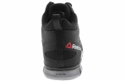 Safety Toe Athletics|Slip Resistant|REEBOK WORK Sublite Cushion Men's Alloy Toe Work Shoe Black