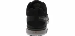 Safety Toe Athletics|Electro Static Dissipative (Esd)|REEBOK WORK Sublite Slip-On Men's Wide-Width Alloy Toe Work Shoe Black