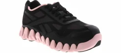 Slip Resistant|Wide|REEBOK WORK Zig Pulse Women’s Wide-Width Composite Toe Work Shoe Black