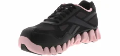Slip Resistant|Wide|REEBOK WORK Zig Pulse Women’s Wide-Width Composite Toe Work Shoe Black