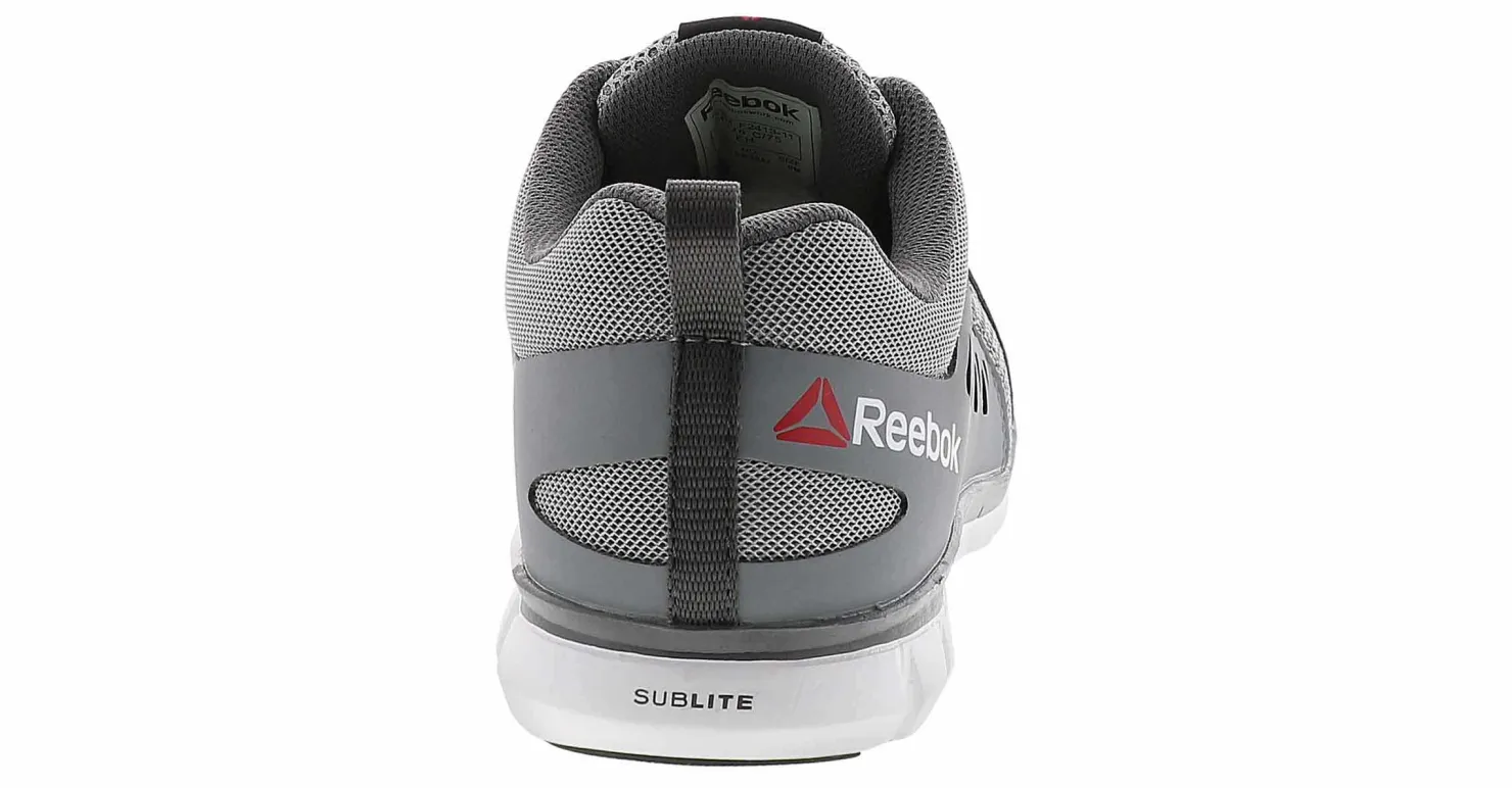 Safety Toe Athletics|REEBOK WORK Reebook Work Sublite Cushion Men's Alloy Toe Work Sneaker Grey