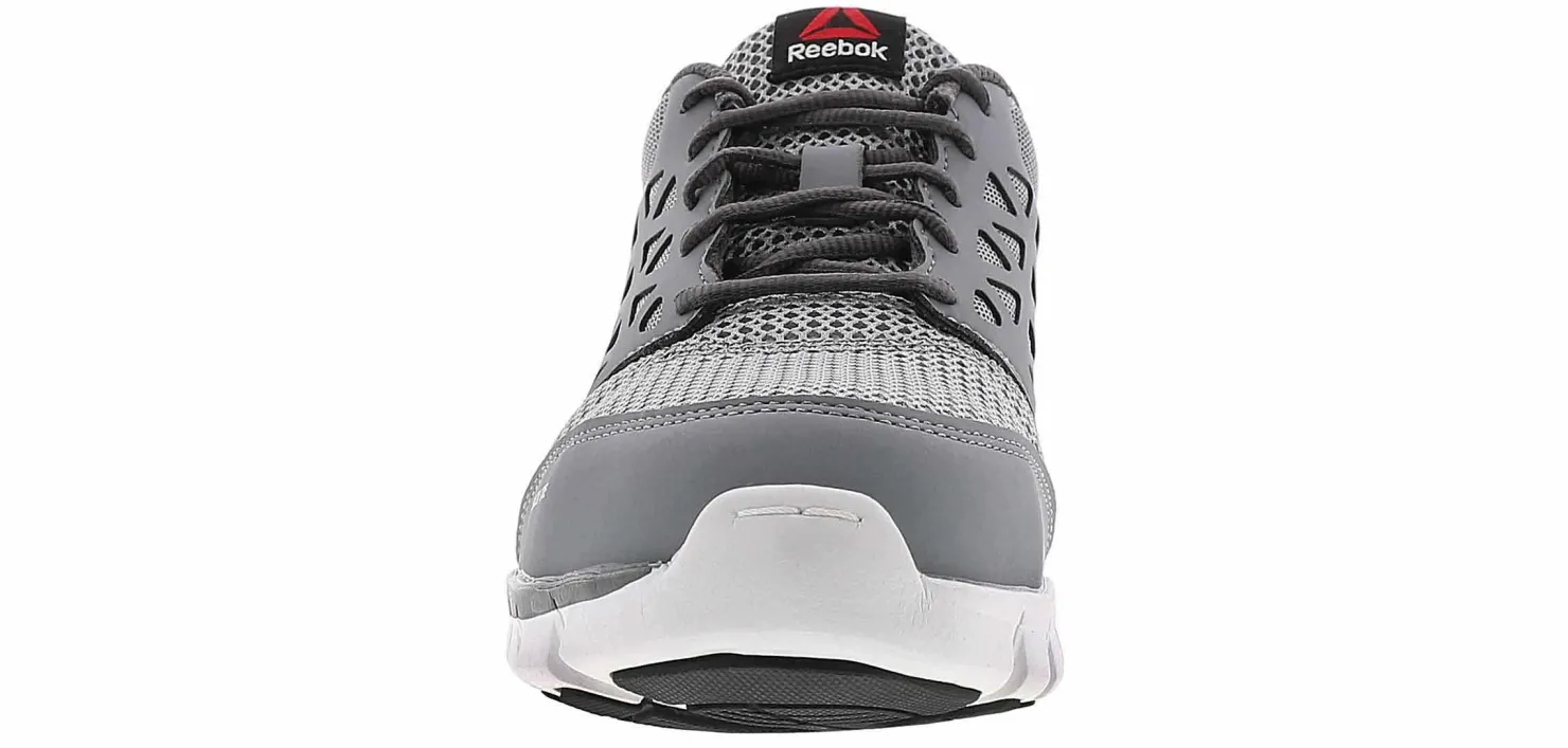 Safety Toe Athletics|REEBOK WORK Reebook Work Sublite Cushion Men's Alloy Toe Work Sneaker Grey